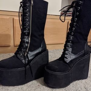 Demonia Women's Goth Platform Boot